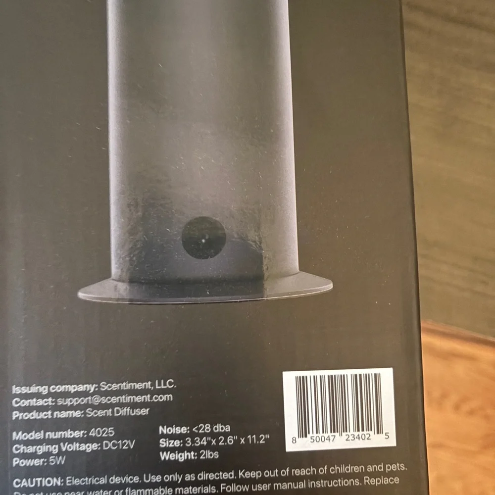 SCENTIMENT air diffuser w/ 4 refills fragrance hotel home freshener 4025 - Picture 4 of 6
